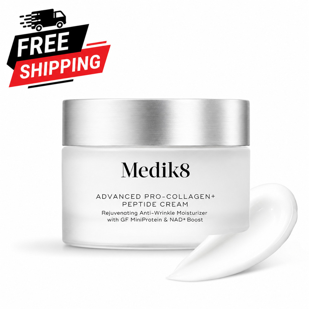 Medik8 Advanced Pro-Collagen+ Peptide Cream 1.6 Oz Anti-Wrinkle Moisturizer